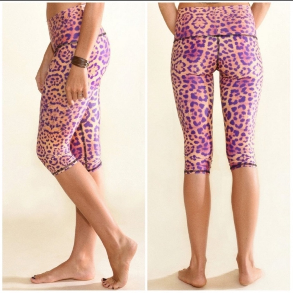 Teeki Yoga Purple Awakening Capri Pants